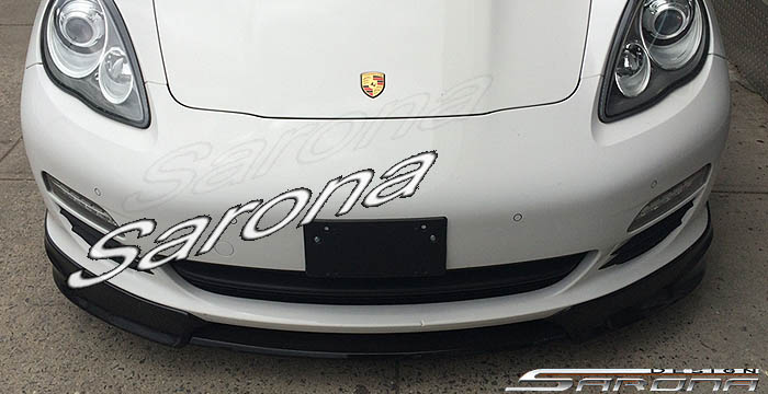 Custom Porsche Panamera  Sedan Front Lip/Splitter (2010 - 2013) - $1790.00 (Part #PR-012-FA)